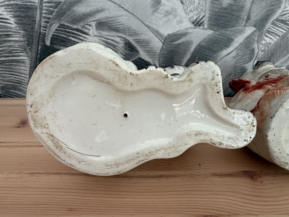 Statuette: 2 Kaminhunde/Puffhunde – Usato da Stadel venduto da Atropa1969 9