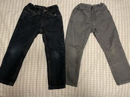 2 gefütterte Hosen 104