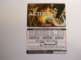 Lycatel Action Prepaid Karte 5CHF + 4.5CHF