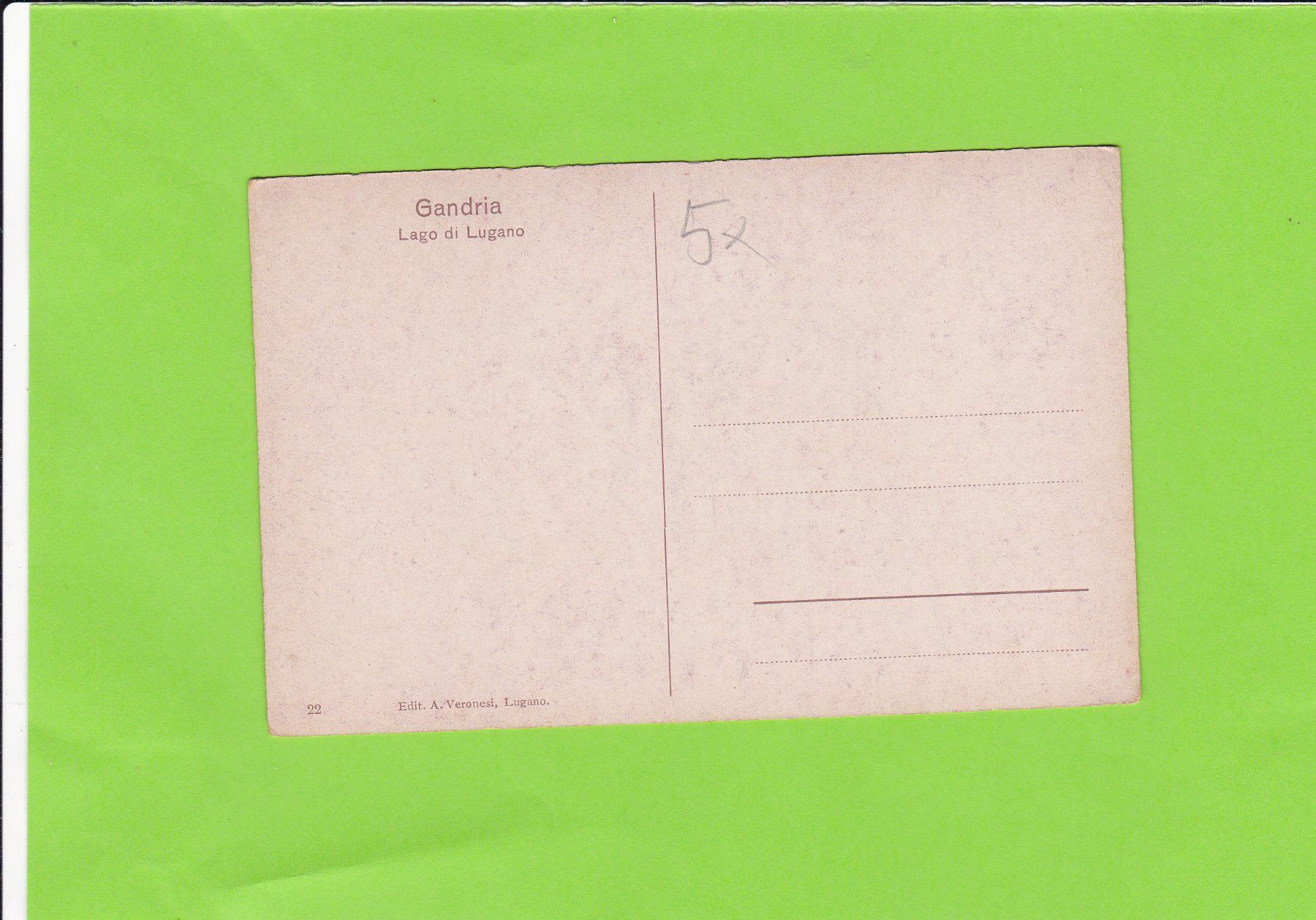 Cartoline postali: Gandria – Usato da St. Peterzell venduto da neckertal 1