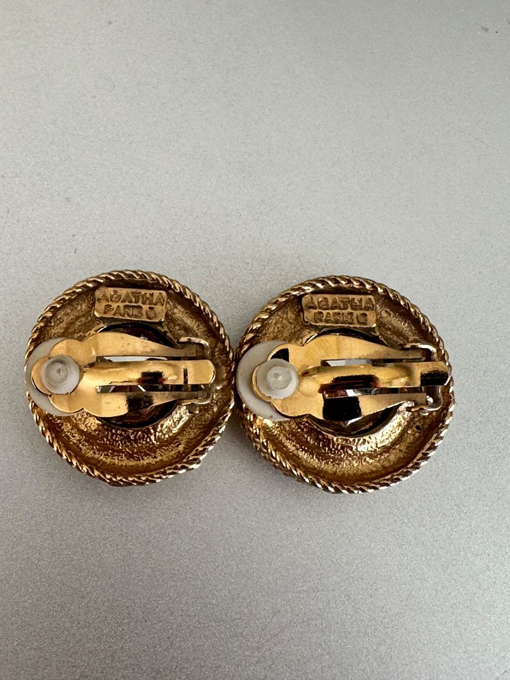 Orecchini pendenti & Orecchini a lobo: Vintage AGATHA PARIS Ohrclips – Usato da Onex venduto da Antiqueshow 3
