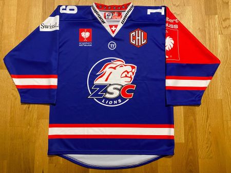 ZSC LIONS # 19 SCHÄPPI 2014/15 TRIKOT CHAMPIONS LEAGUE XL