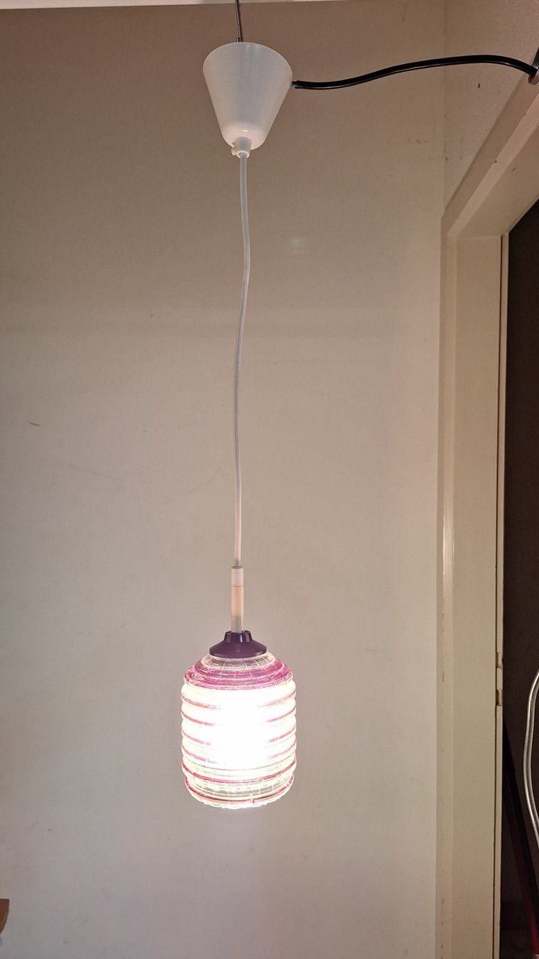 Lampen: Vintage Glas Hängelampe – Gebraucht aus Arlesheim von shopradl 2