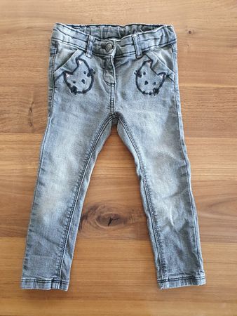 Palomino Jeans Gr. 92 Mädchen mit Katzen-Motiv🐱