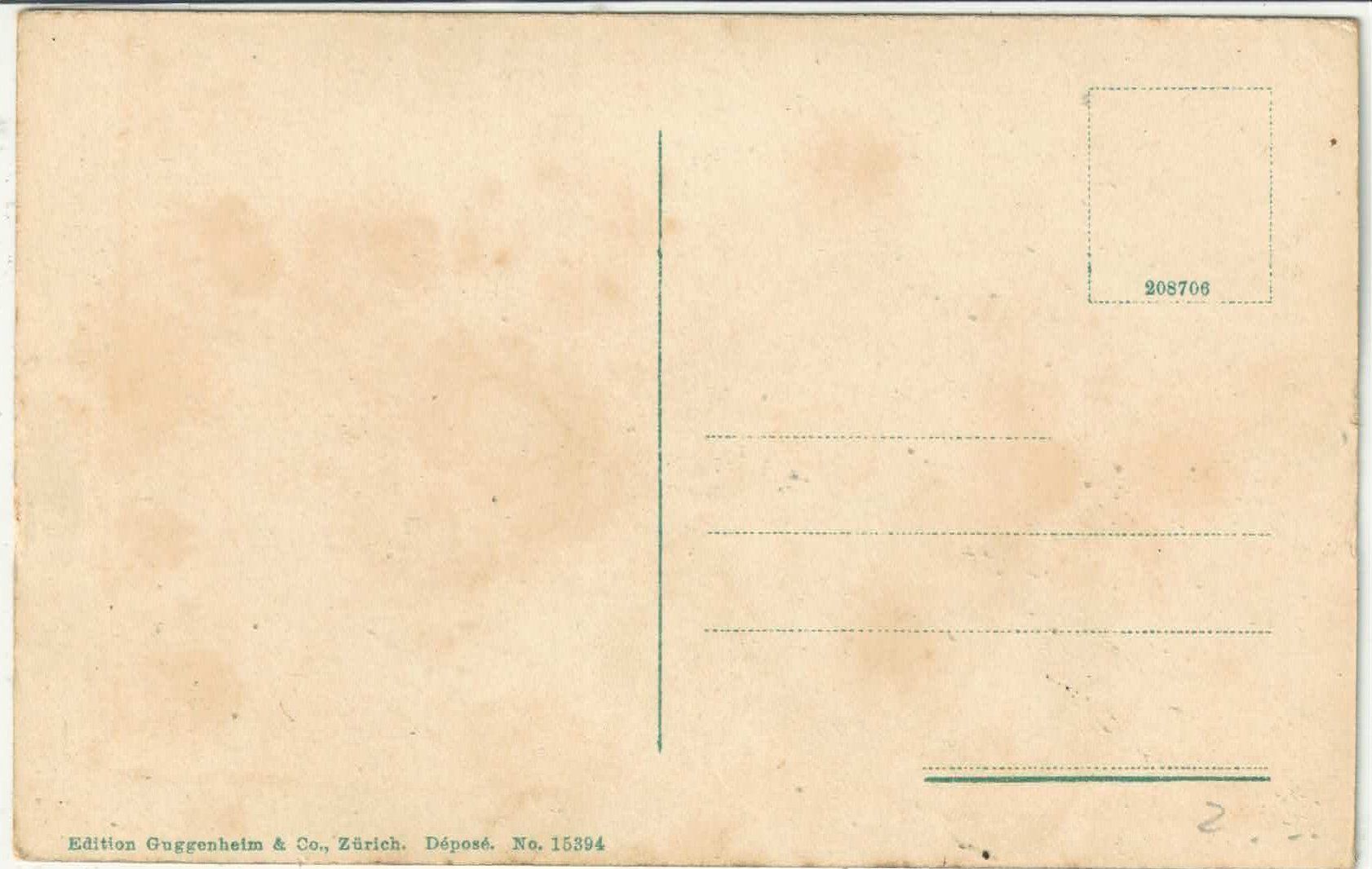 Cartoline postali: Andeer - Generalansicht - Litho – Usato da Ettingen venduto da Kartenplanet 1