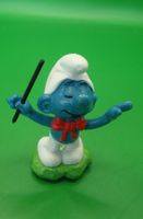CHORLEITER SCHLUMPF 1980 Peyo Schleich  w, Germany Figur