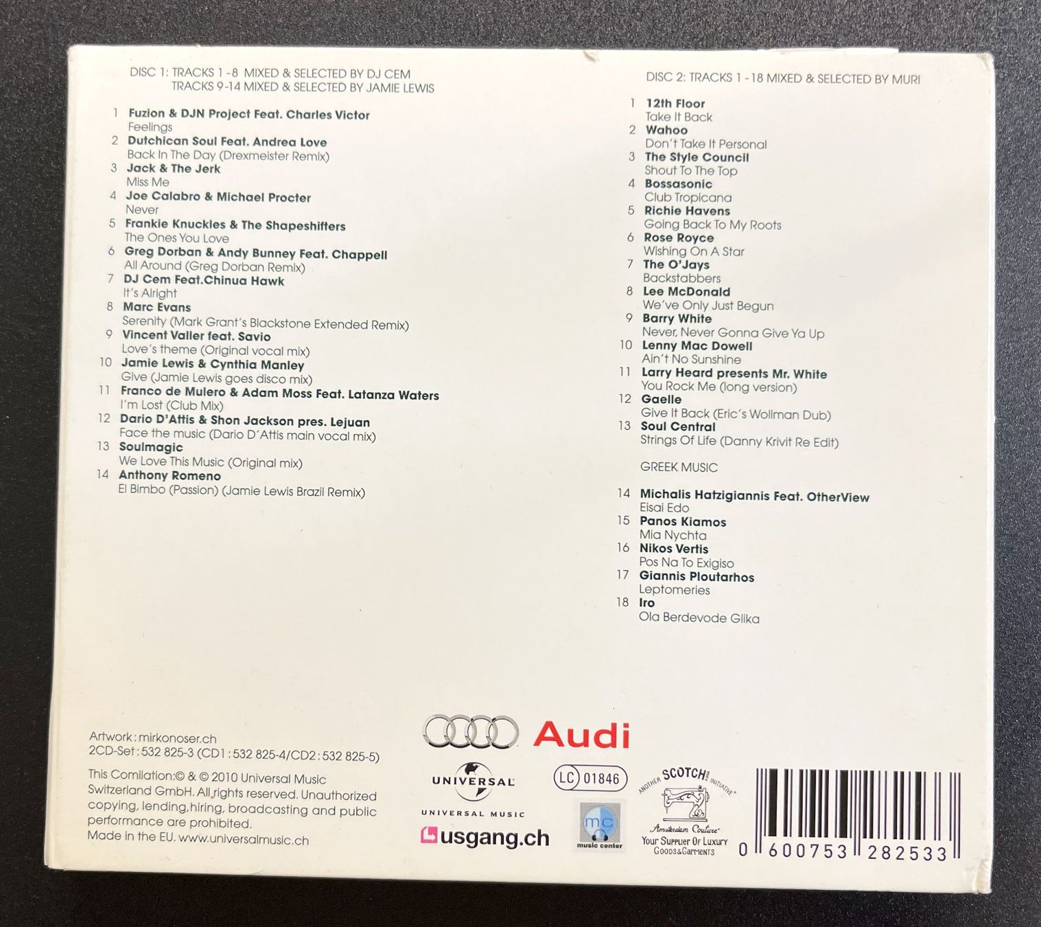 CD: MykonoΣ 2010 "It's Alright" CD – Usato da Oftringen venduto da Vucki 2