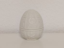 PALAIS ROYAL Keramik Eiform Schmuckdose Schatulle