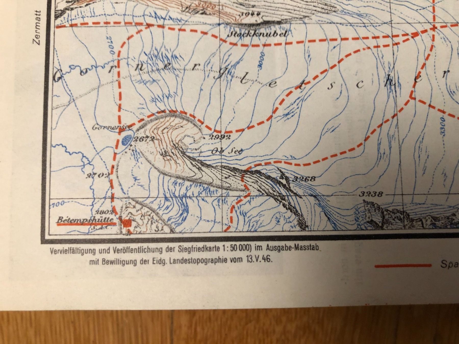 Cartine & Atlanti: Saas Fee. Exkursionen. Skitouren. 1946 – Usato da Zürich venduto da allp 6