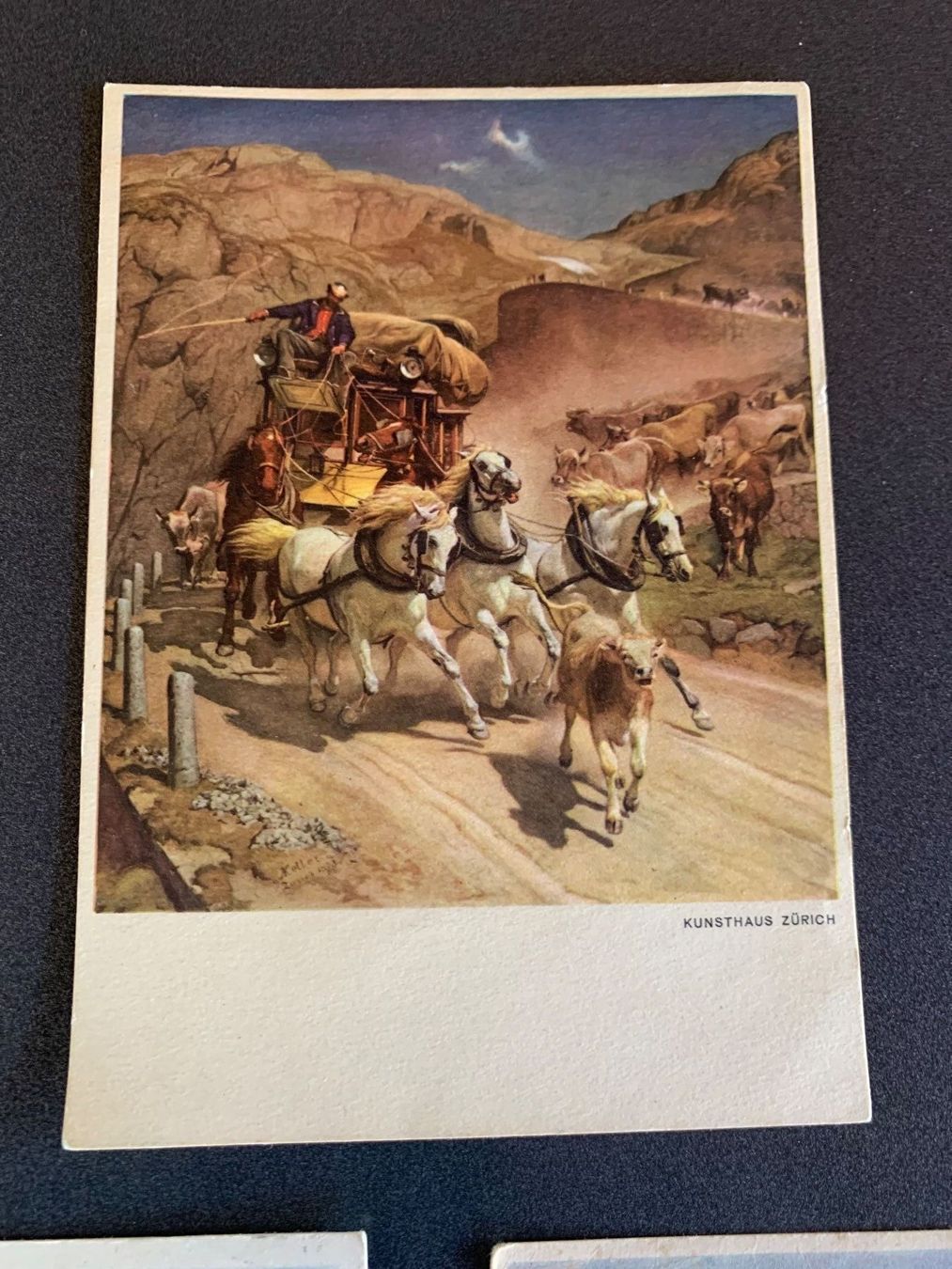 Cartoline postali: 5 alte Kunstkarten / Postkarten alt – Usato da Erlenbach ZH venduto da Ritschly 2
