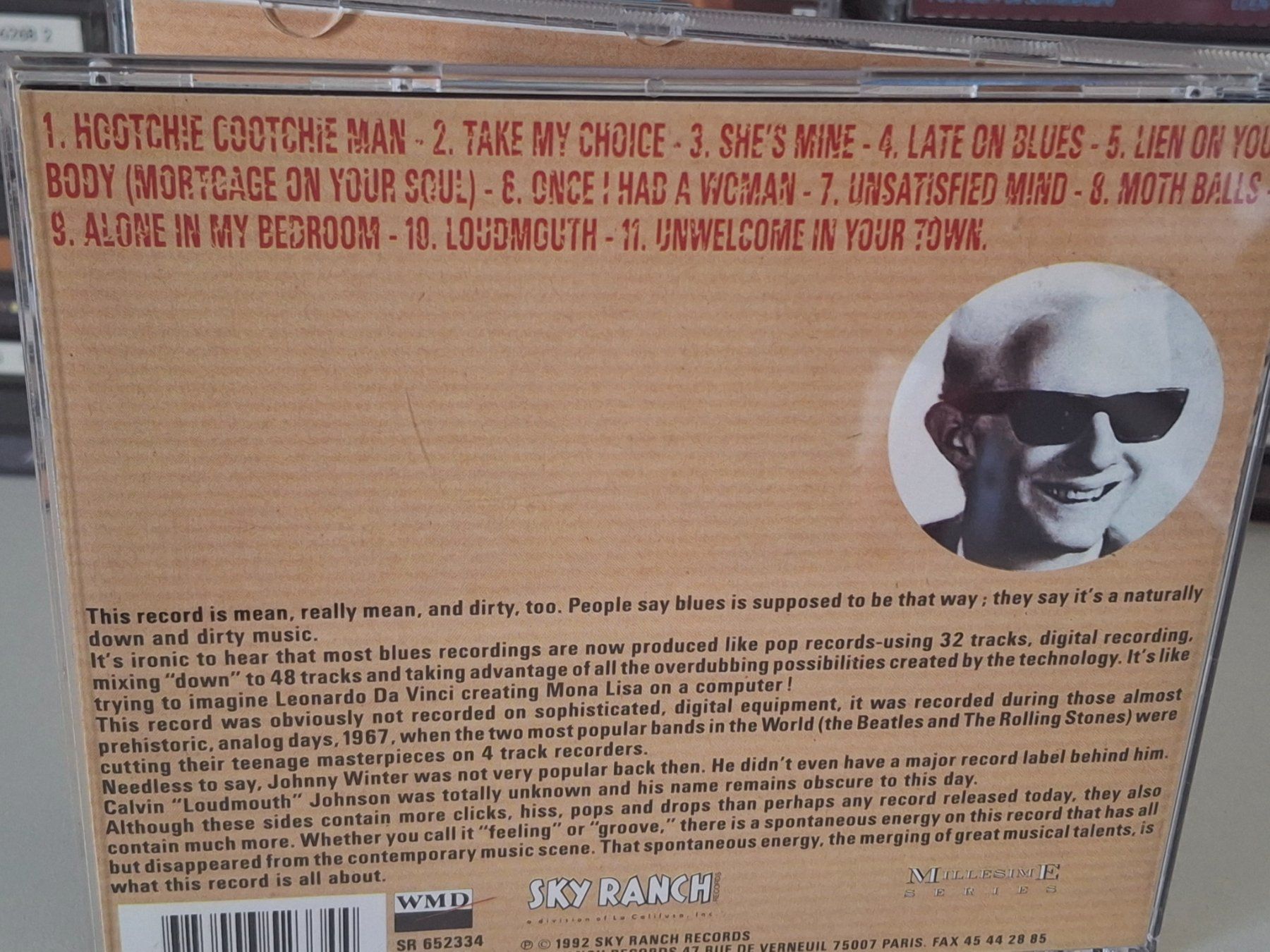 CDs: CD Johnny Winter - Raw To The Bone – Gebraucht aus Aarberg von Jackup1 1