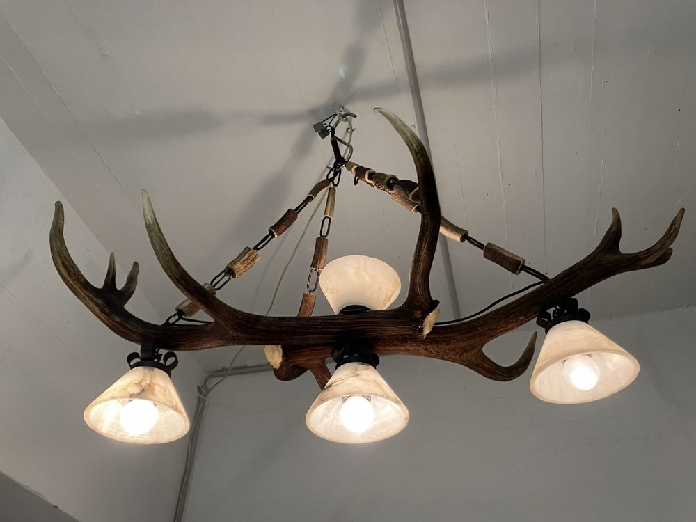 Lampe Mit Hirschgeweih