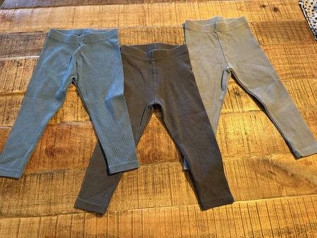 3er Set Leggings, Grösse 92 neu!
