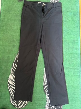 Elegante dunkelblaue Max Mara Stoffhose XS