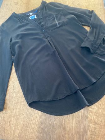 *STREET ONE* BLUSE/HEMD GR.40/M Schwarz