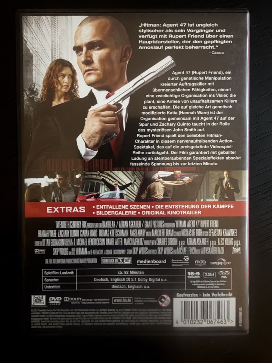 Alle DVDs: Hitman Agent 47 guter Zustand – Gebraucht aus Lausen von EisAmStiel94 1