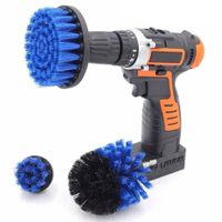 3x Bohrmaschine Bürstenaufsatz Reinigung