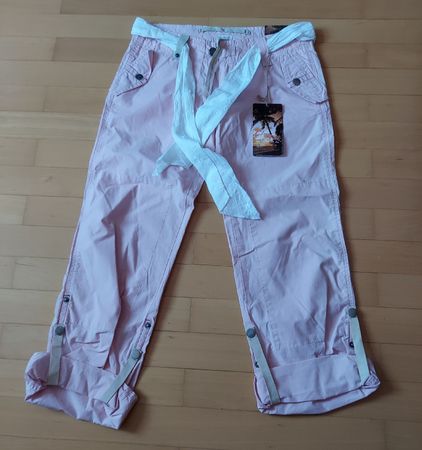 Neue KHUJO Damen Cargohose Gr. 28 rosa