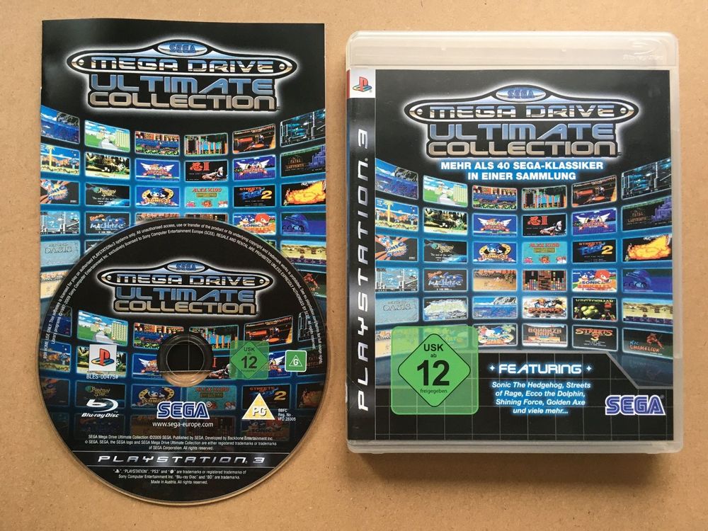 SEGA MEGA DRIVE Ultimate Collection für Ps3 Kaufen auf Ricardo