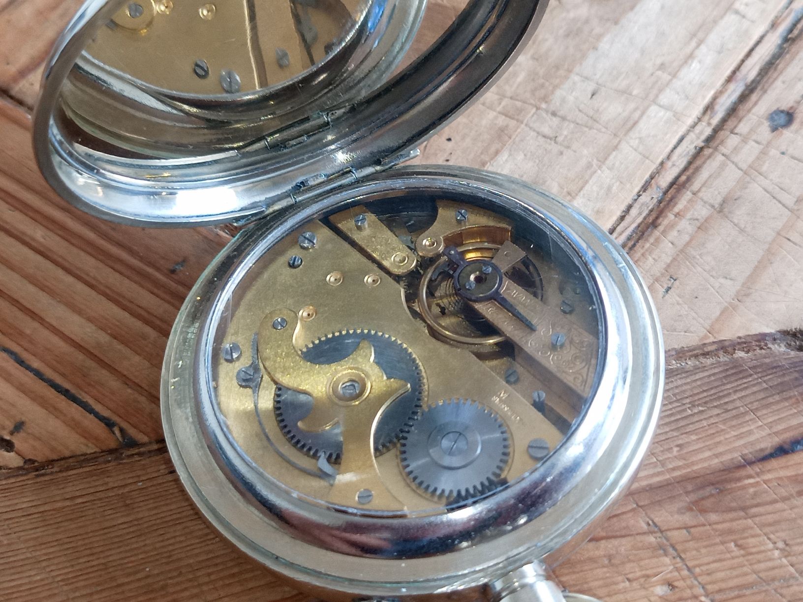 Roskopf Montres: Roskopf Taschenuhr läuft  – D'occasion à Dübendorf par Puenti007 3