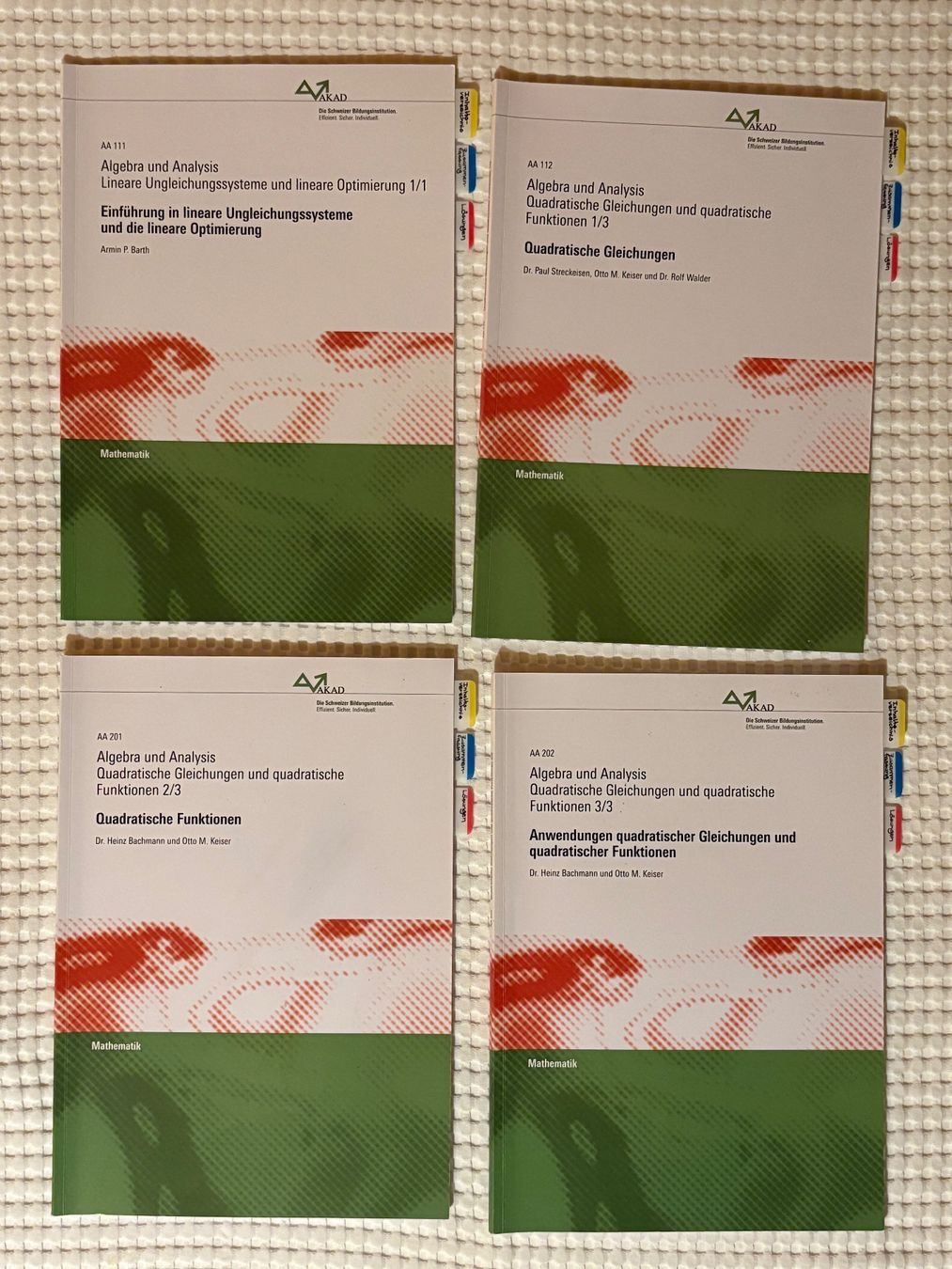 Libri: AKAD Algebra Analysis: Grundlagen inkl. Übungshefte – Usato da Chur venduto da smart.shopper 3