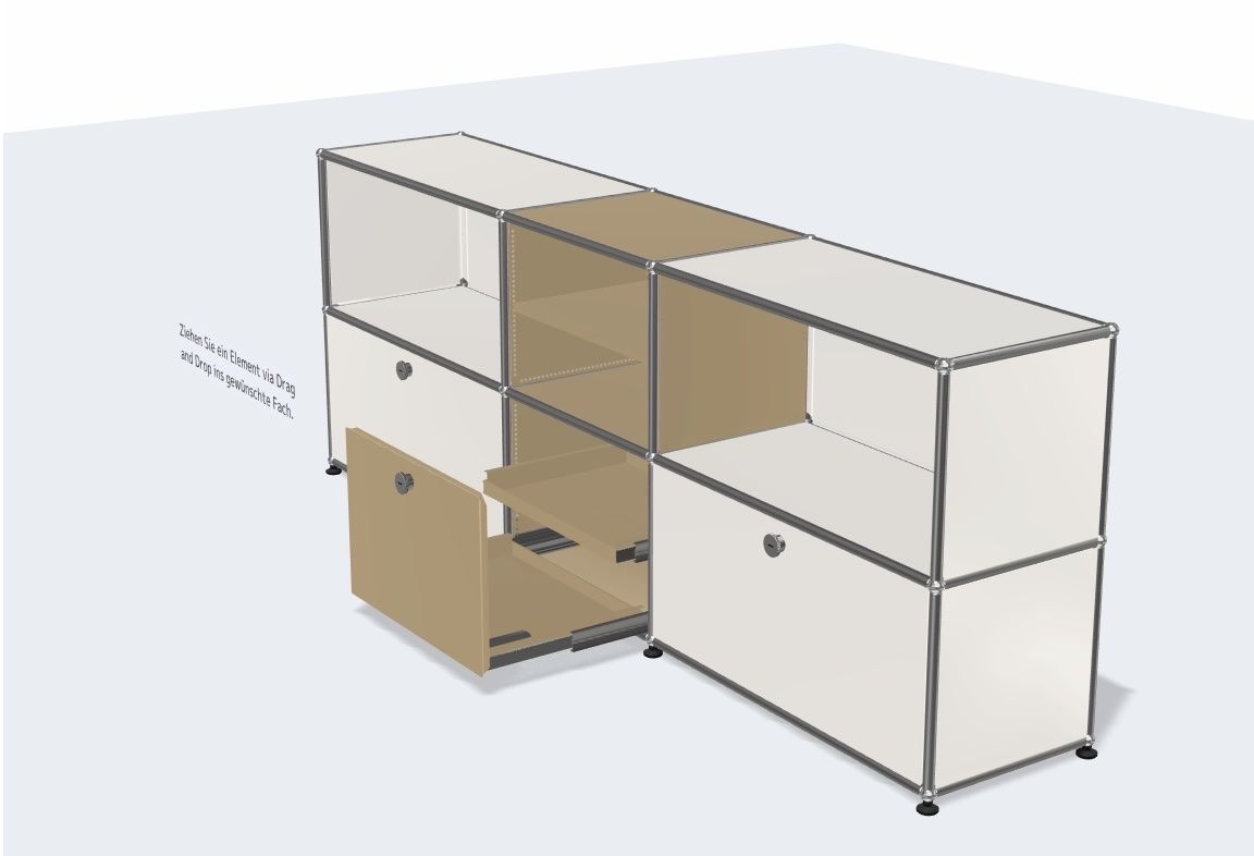 Cassettiere: USM Haller Sideboard Top Zustand – Usato da Zürich venduto da verss 7