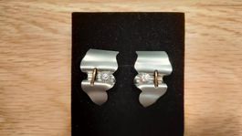 Ohrstecker Stahl 585 Goldstifte Zirk.