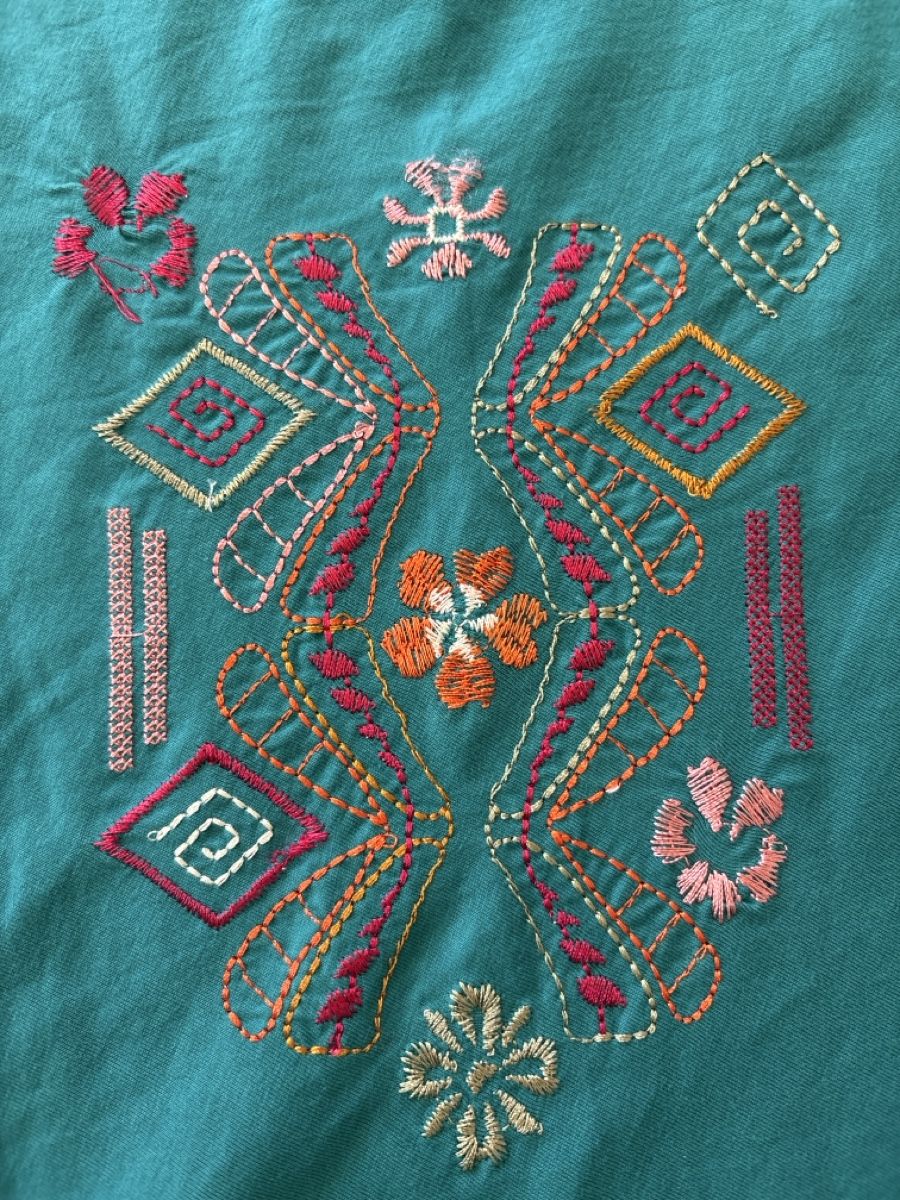 Ivko T-shirt: IVKO pull coton 42 turquoise avec broderies – Nuovo (secondo la descrizione) da Arbaz venduto da nin_zqc6 1