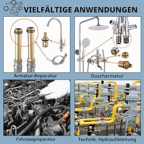 Sanitari: 7 Grösse Wasserschlauch Dichtung 20 O-Ring-Sortiment Kit – Nuovo e nell'imballaggio originale da Hundwil venduto da pak_7zvn 5