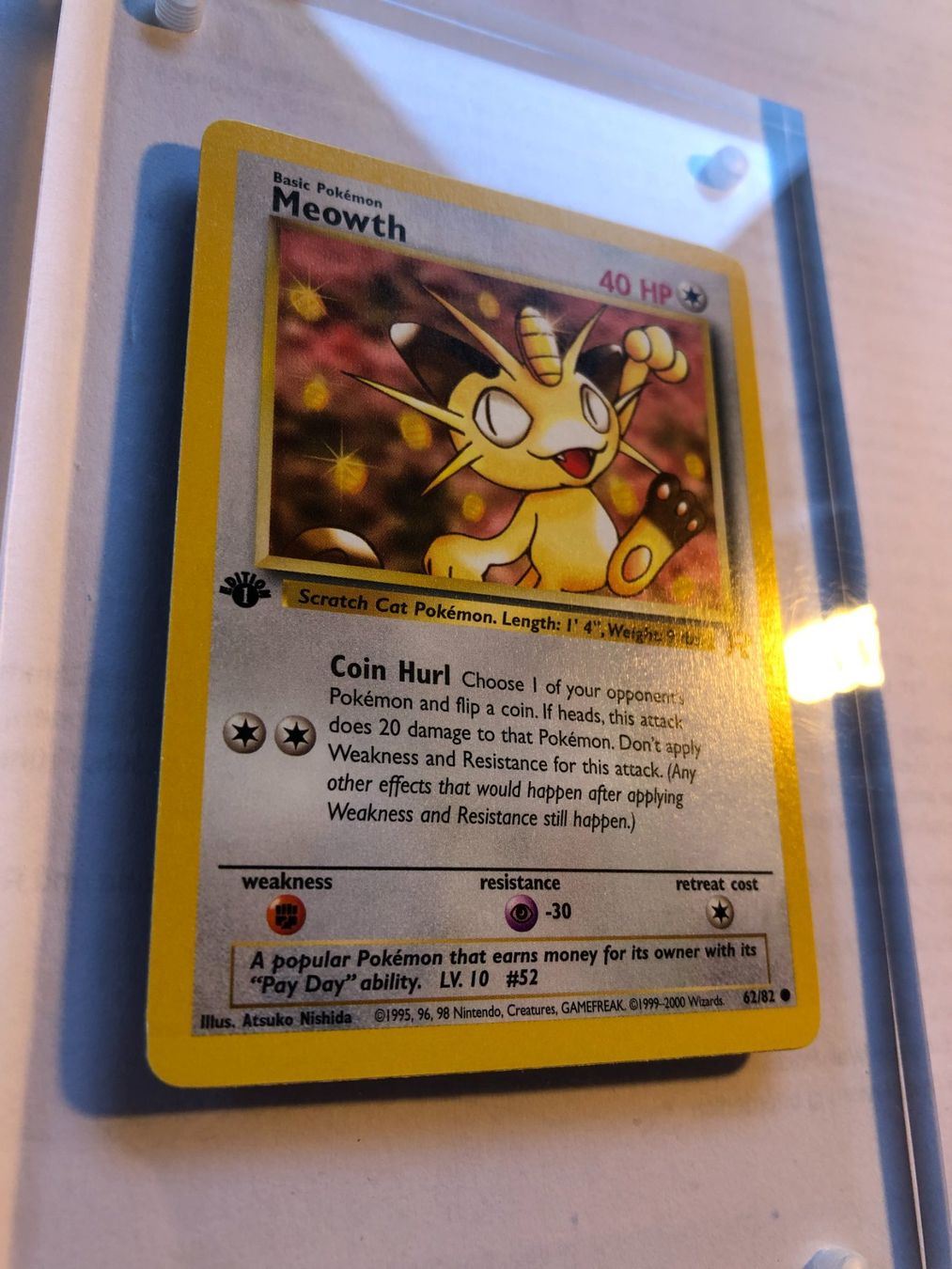 Sammelbilder & Trading cards: Meowth 1st Team Rocket - MINT - ab 1.- – Gebraucht aus Giubiasco von dan_pr8b 1