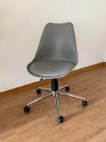 Bürostuhl grau Metallfuss Rollen neuwertig