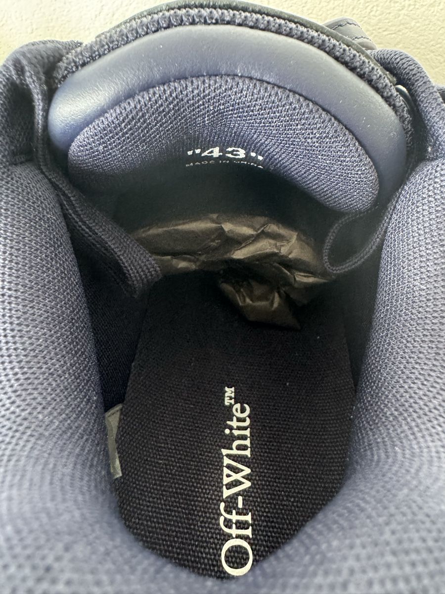 Off-White Scarpe da uomo: Off-White Sneaker in blue leather, size 43, brand new – Nuovo (secondo la descrizione) da Dübendorf venduto da fra_h2bp 8