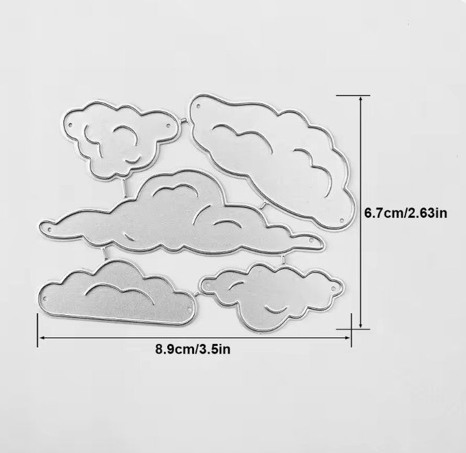Sciablone: Neues Stanzschablonen-Set Wolken – Nuovo e nell'imballaggio originale da Effretikon venduto da wenuss 4
