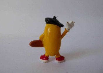 Statuette: Comic Figur Franzose mit Baguette, 4,5cm – Usato da Turbenthal venduto da Panau 2