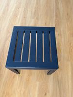Gartentisch anthrazit Metall quadratisch Kratzer