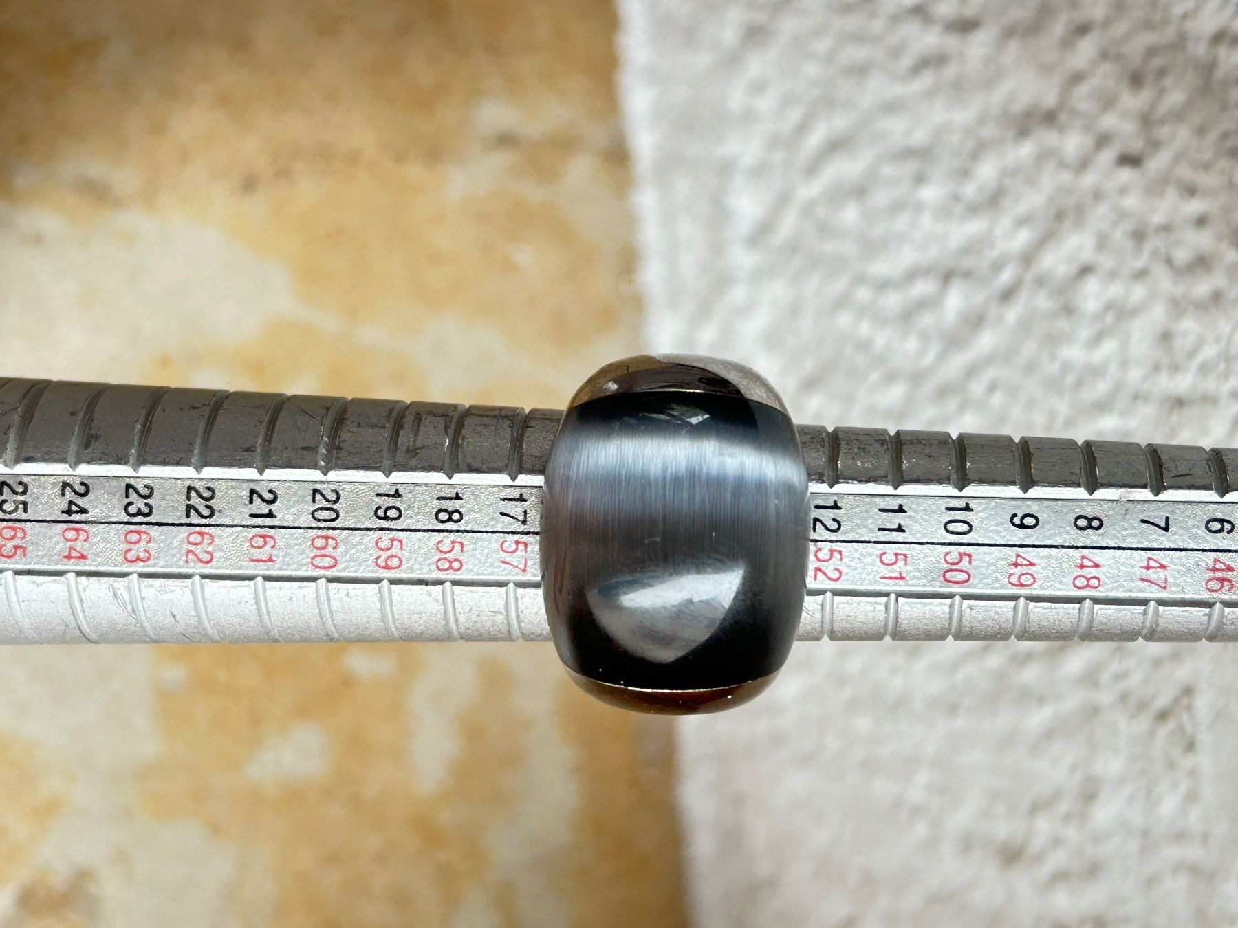Calvin Klein Anelli: Calvin Klein Ring GREY SCHIMMER (55) – Usato da Dittingen venduto da Bellevista 5