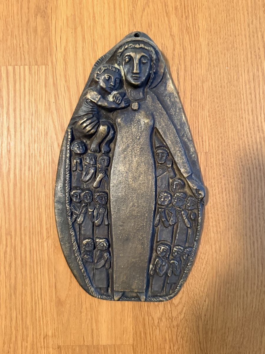 Sculture & Statue: Schutzmantelmadonna mit Kind – Usato da Zug venduto da est_j52y