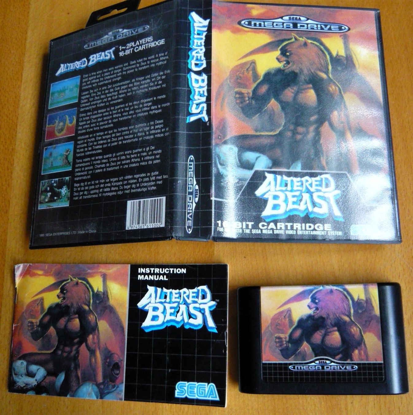 Sega Giochi: Mega Drive: Altered Beast, CIB, 1990 ! – Usato da Onex venduto da Jaguar1986 2