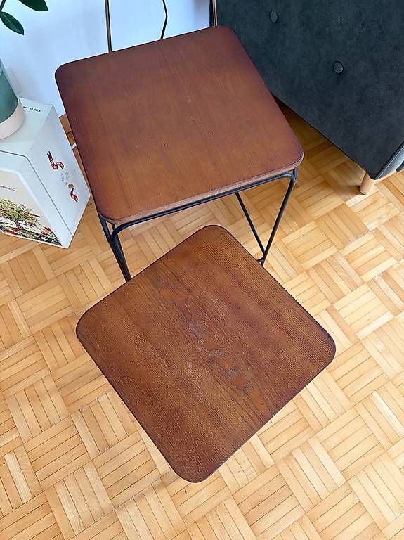 Tavoli: Salontische Set, Holz & Metall – Usato da Zürich venduto da thewildone 1