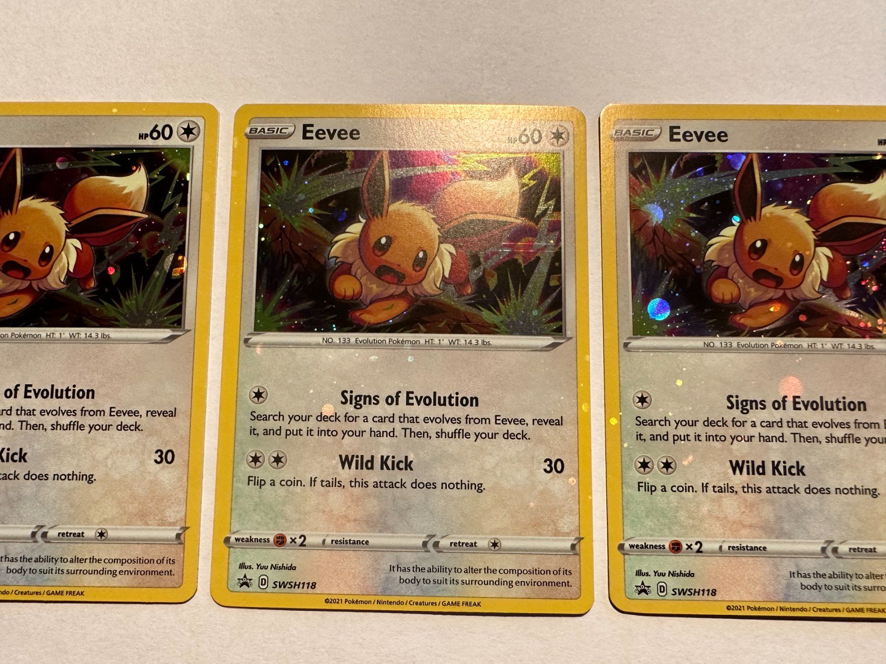 Pokémon Carte collezionabili: Eevee holo bleed SWSH Promo Set EN – Usato da Hagendorn venduto da Pokecollectorch 2