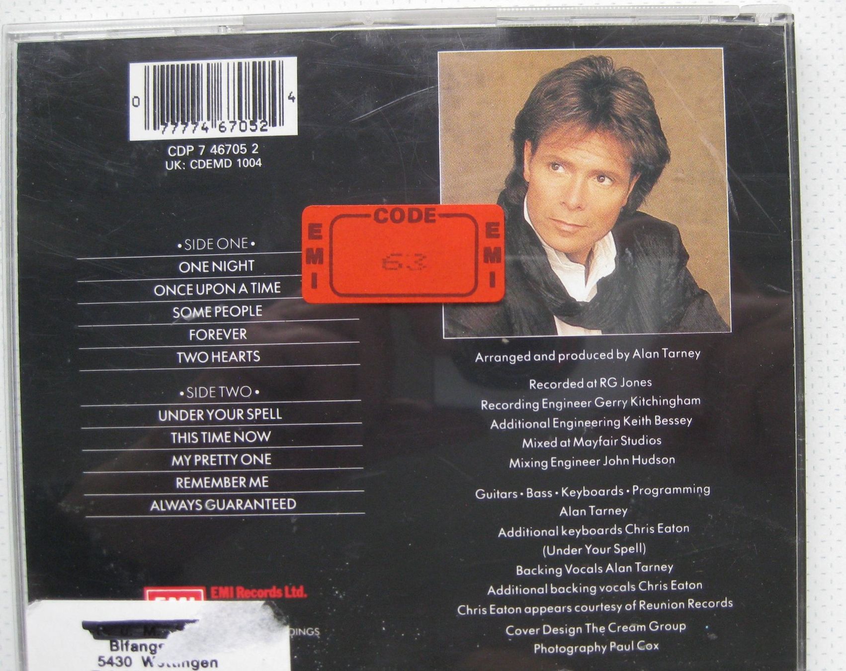 CDs: Cliff Richard - Always Guaranteed (CD) – Gebraucht aus Wettingen von Licht08 1