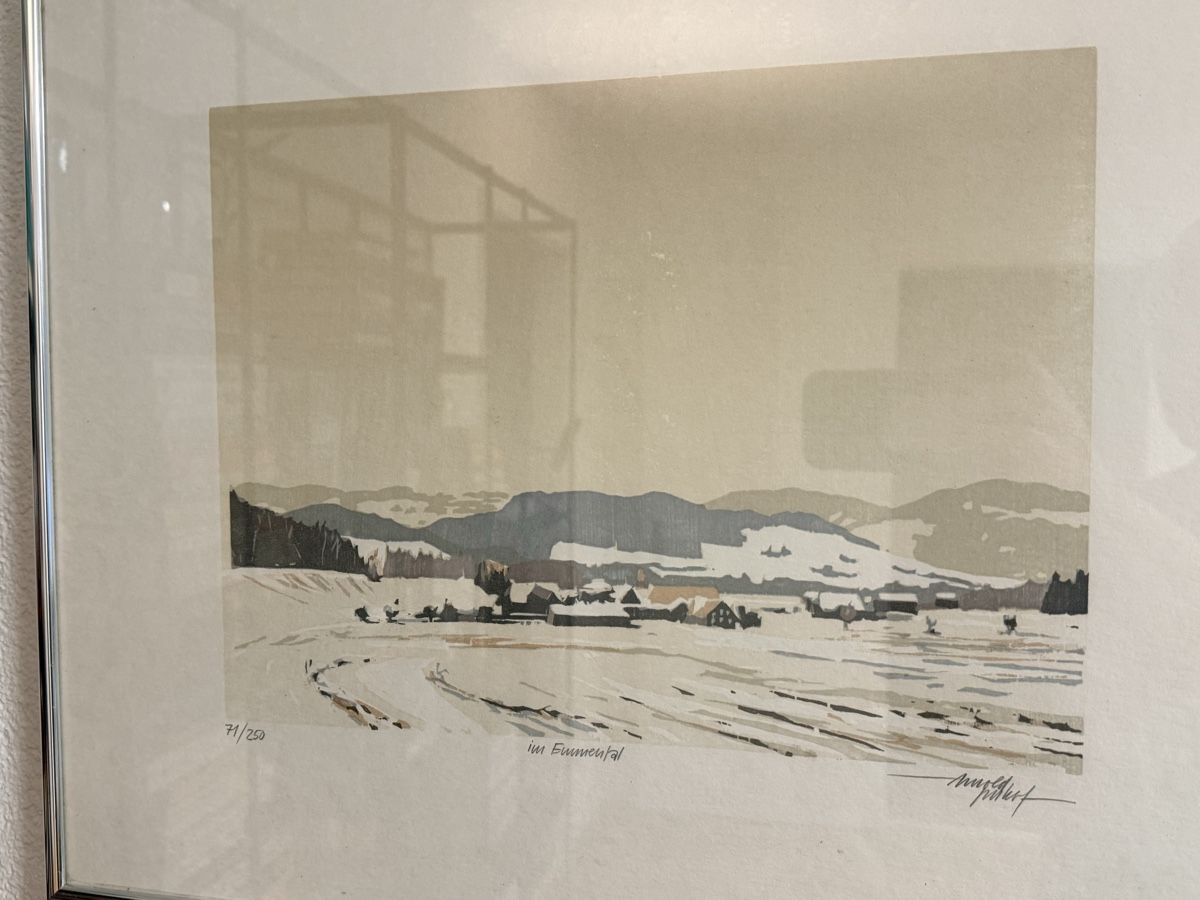 Grafica & Litografie: Arnold Imhof - im Emmental - Lithographie – Usato da Solothurn venduto da NUVICO 7
