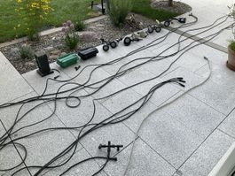 connect easy Gartenbeleuchtung, 320lm, 51m Kabel, 9 Leuchten