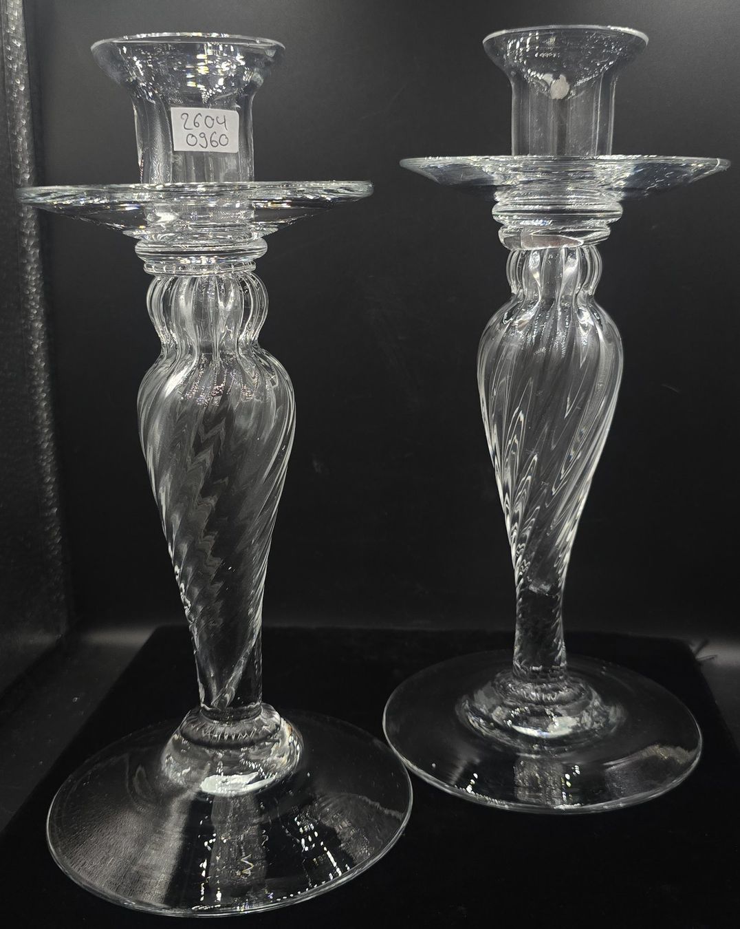 Portacandele: 2 Glas Kerzenständer Tischmodell – Usato da Rorschacherberg venduto da snOOpydOg11 7