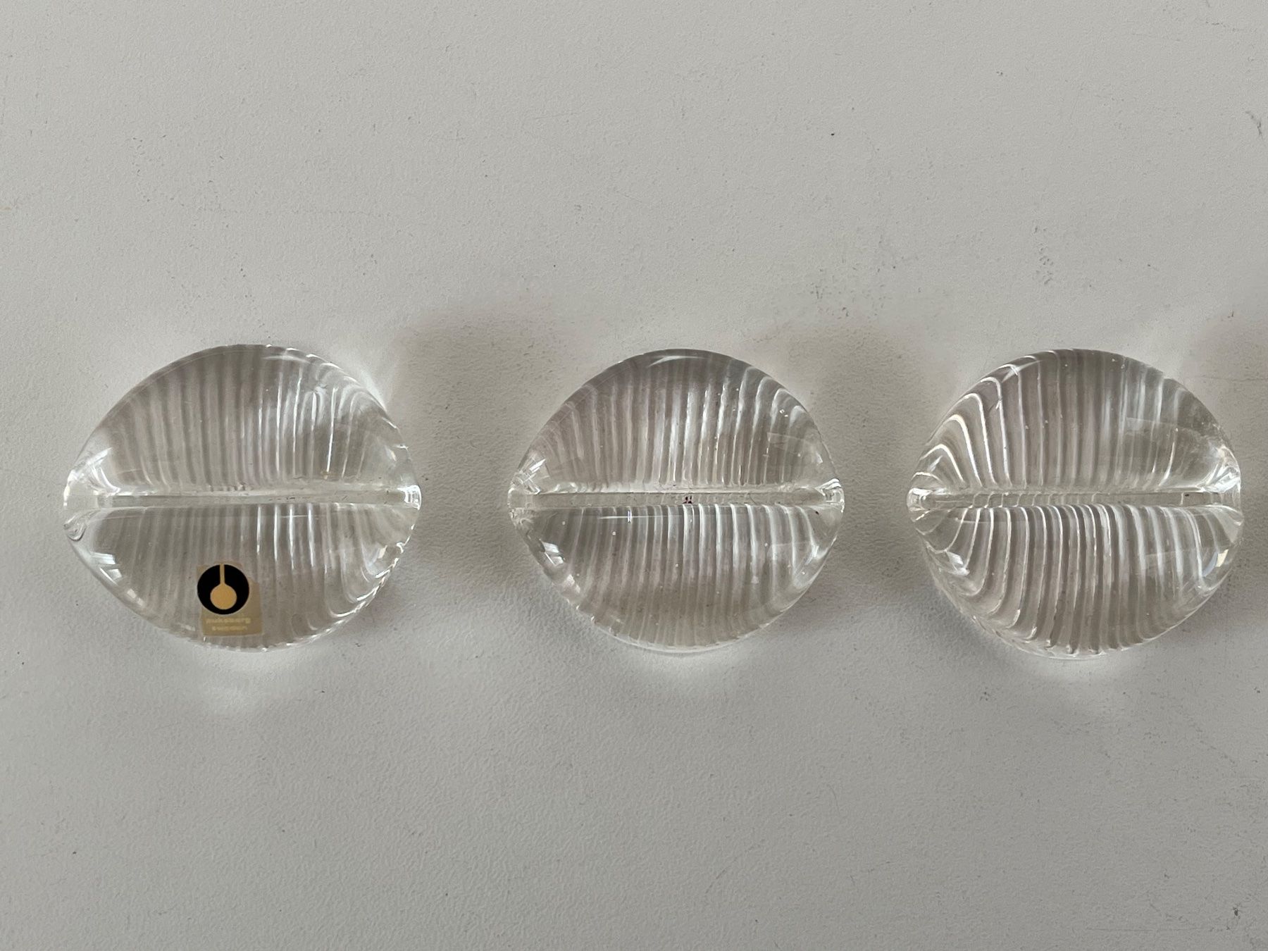 Bicchieri: Vintage Messerbank / Kartenhalter aus Glas – Usato da Wetzikon ZH venduto da seli03 5