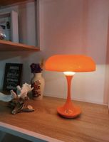 Space Age Stil Tischlampe, PilzLampe , Orange