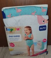 Baby-Bodys 2er Pack, 100% Baumwolle, Grösse 86/92