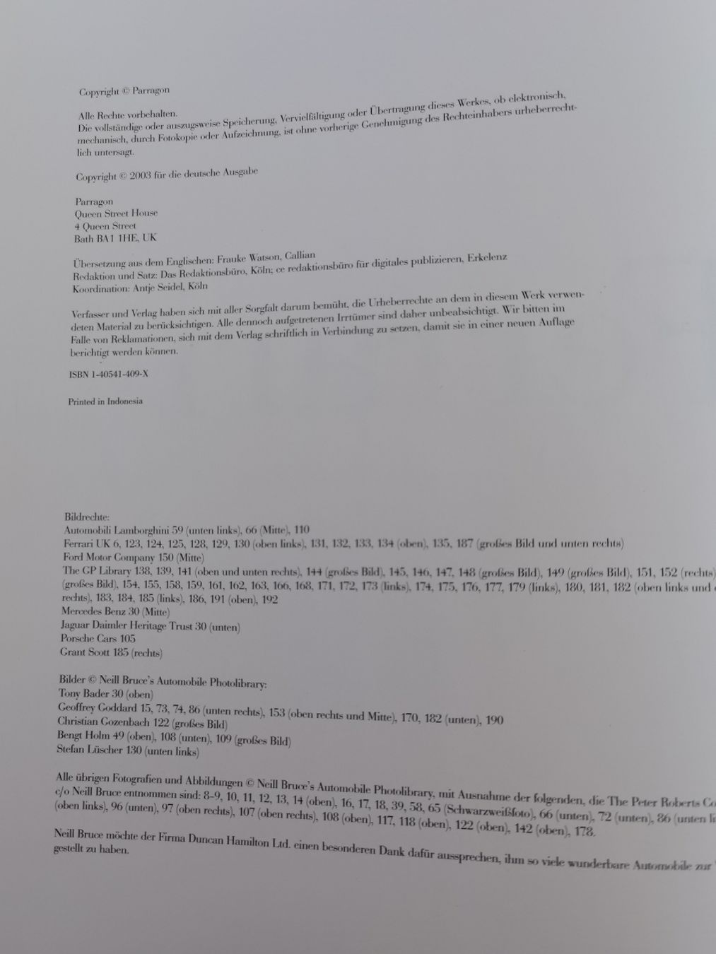 Libri: Ferrari Buch Brian Laban 2003 – Usato da Zollikofen venduto da Carrpas 1