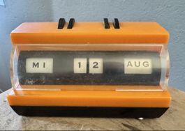 Ewiger Kalender 70er Jahre Tischkalender