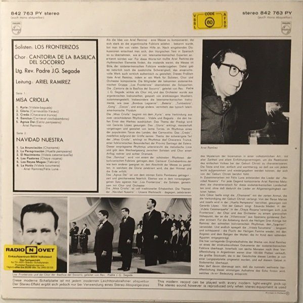Dischi in vinile: Ariel Ramirez - Misa Criolla (LP) – Usato da Grüningen venduto da azulgrisvinyl 1
